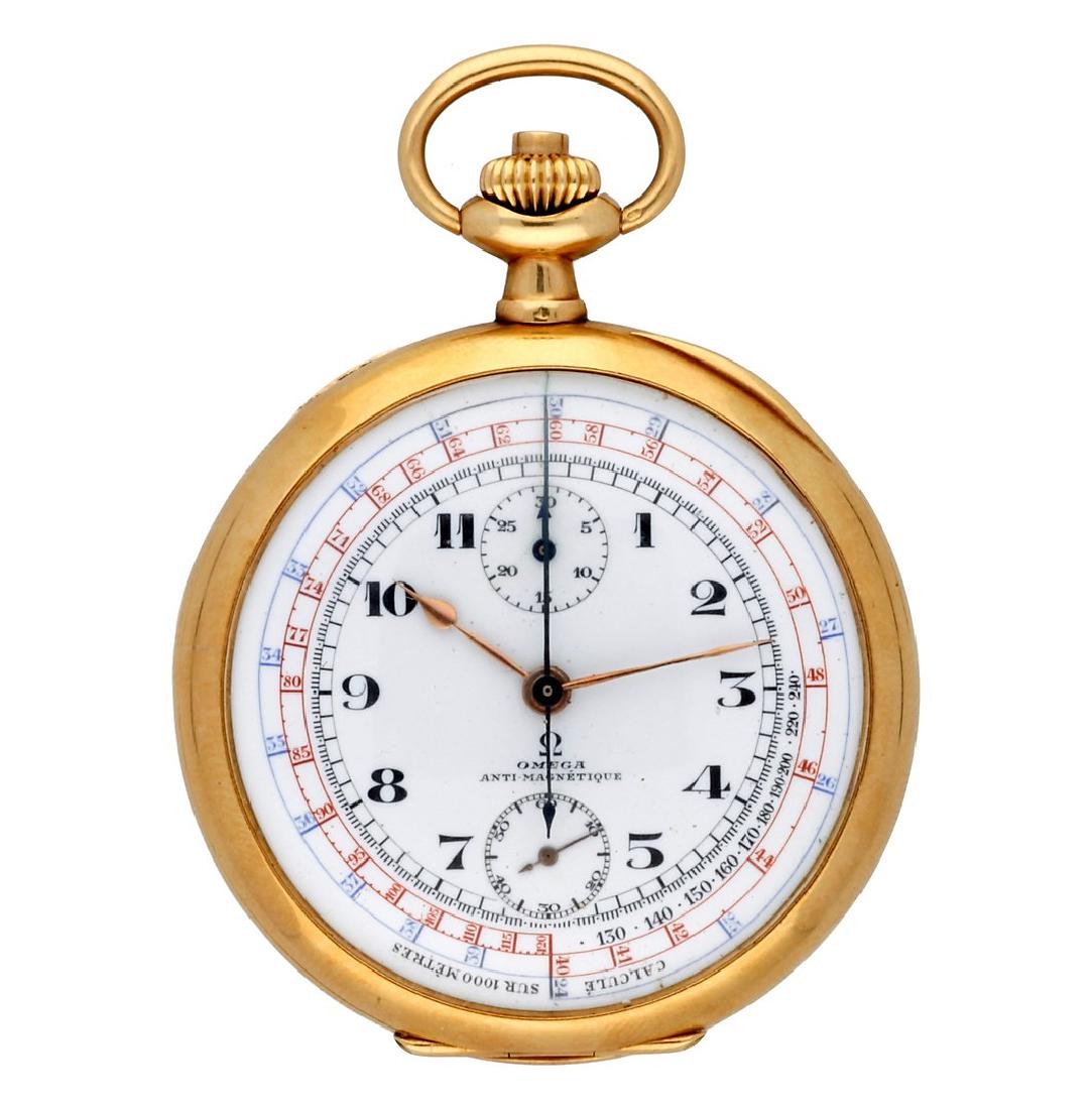 OMEGA Telemeter Chronograph monopulsant, early 20th (1 of 3)