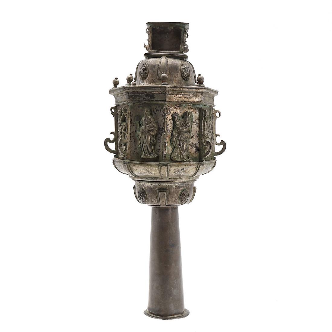 Processional cross cluster in silver, 16th Century. (1 of 3)