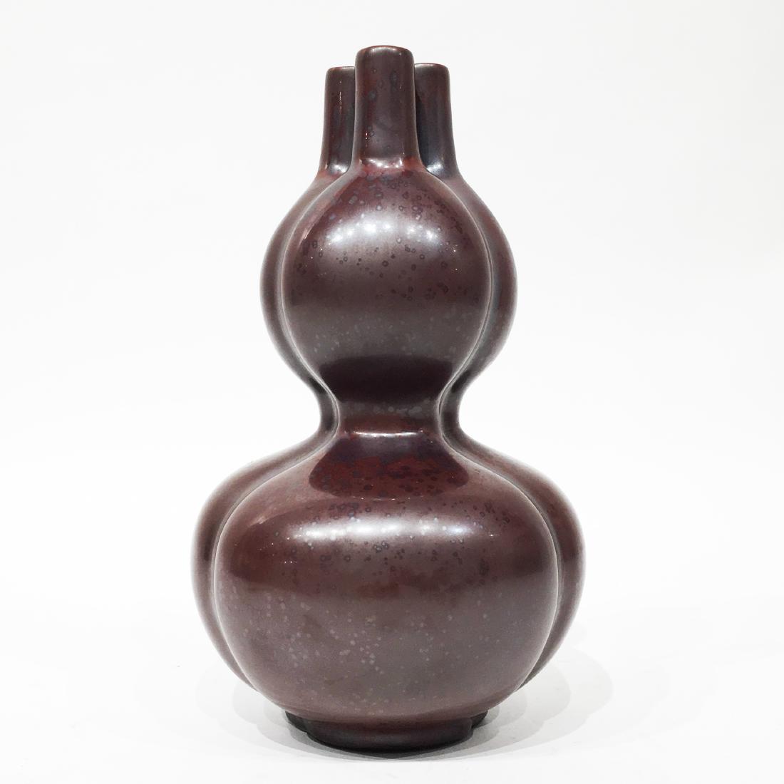 A Chinese Iron Rust Glaze Porcelain Vase (1 of 2)