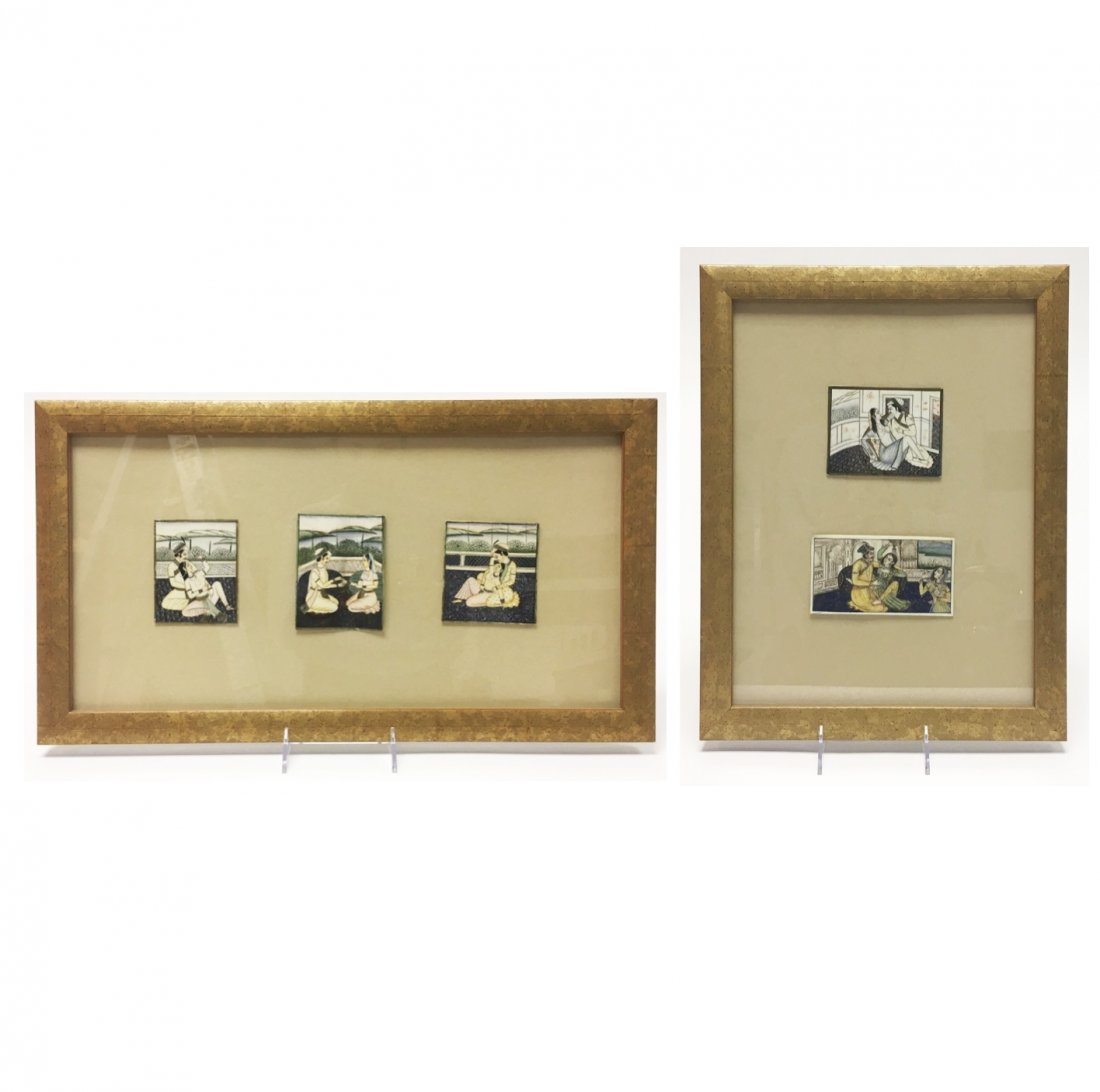 Group of Indian Miniatures (1 of 3)