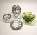Four Japanese Silver Overlay on Glass Pieces - 2