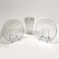 Pair of Glass Plates and One Vase