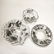 Three Japanese Silver Overlay Glass Dishes - 3