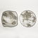 Two Japanese Silver Overlay Glass Platters - 4