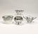 Four Japanese Silver Overlay Glass Bowls - 2