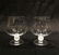 Pair of Japanese Sasaki Crystal Brandy Snifters