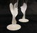 Pair of Japanese Sasaki Crystal Champagne Flutes - 2