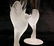 Pair of Japanese Sasaki Crystal Champagne Flutes - 3