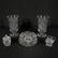 Five Pieces of Cut Crystal