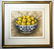 Painting of Chinese Pears in Blue & White Bowl