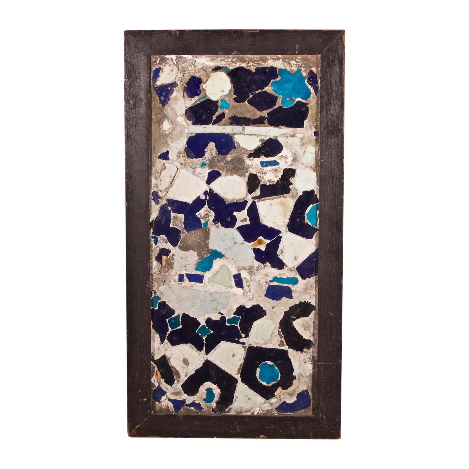 Timurid Mosaic Tile, early 13th-14th Century: Timurid Mosaic Tile, early 13th to 14th Century 14 x 24 inches