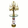 A Porcelain & Bronze Chandelier Table