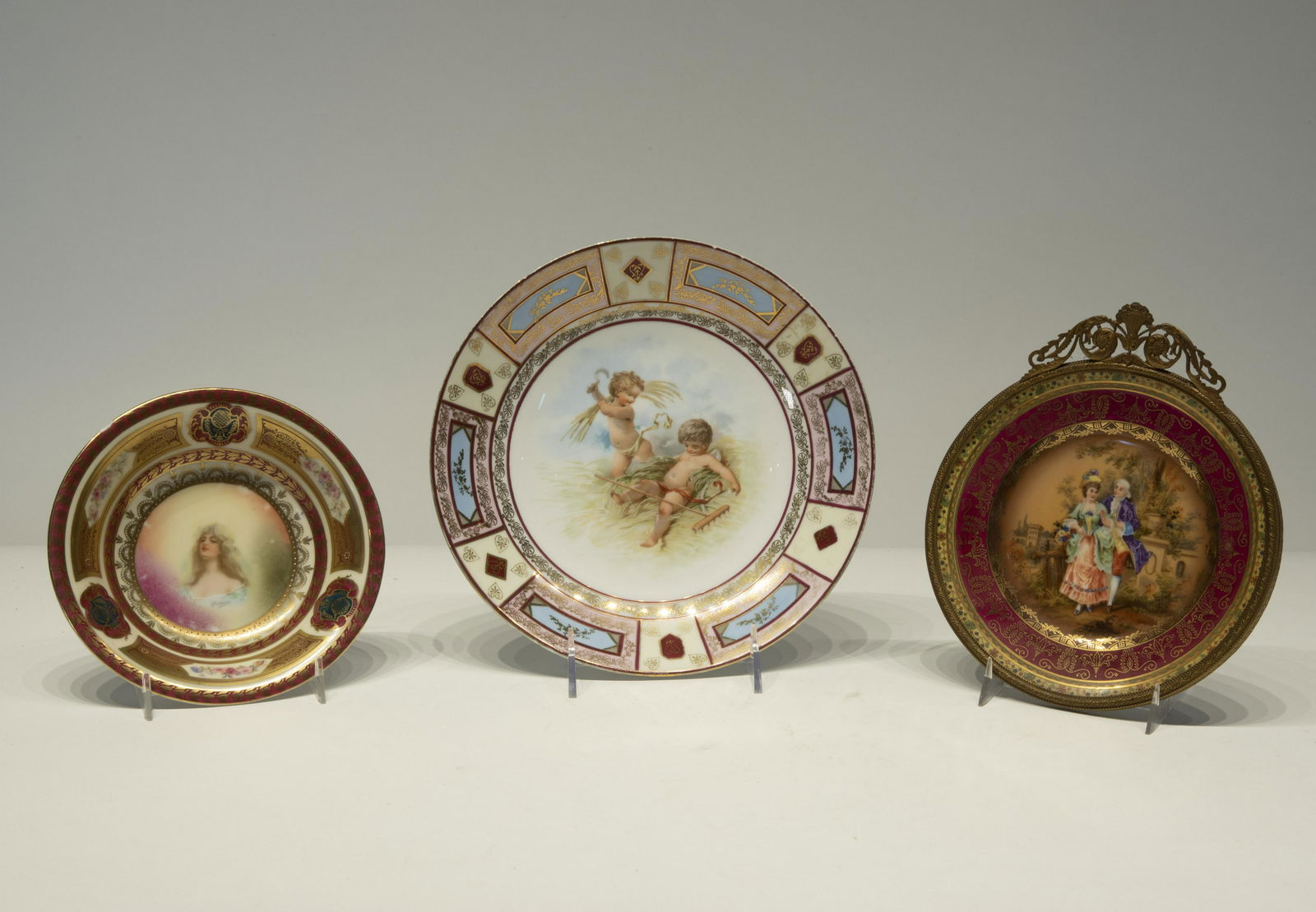 Three Vienna Style Cabinet Plates (1 of 2)