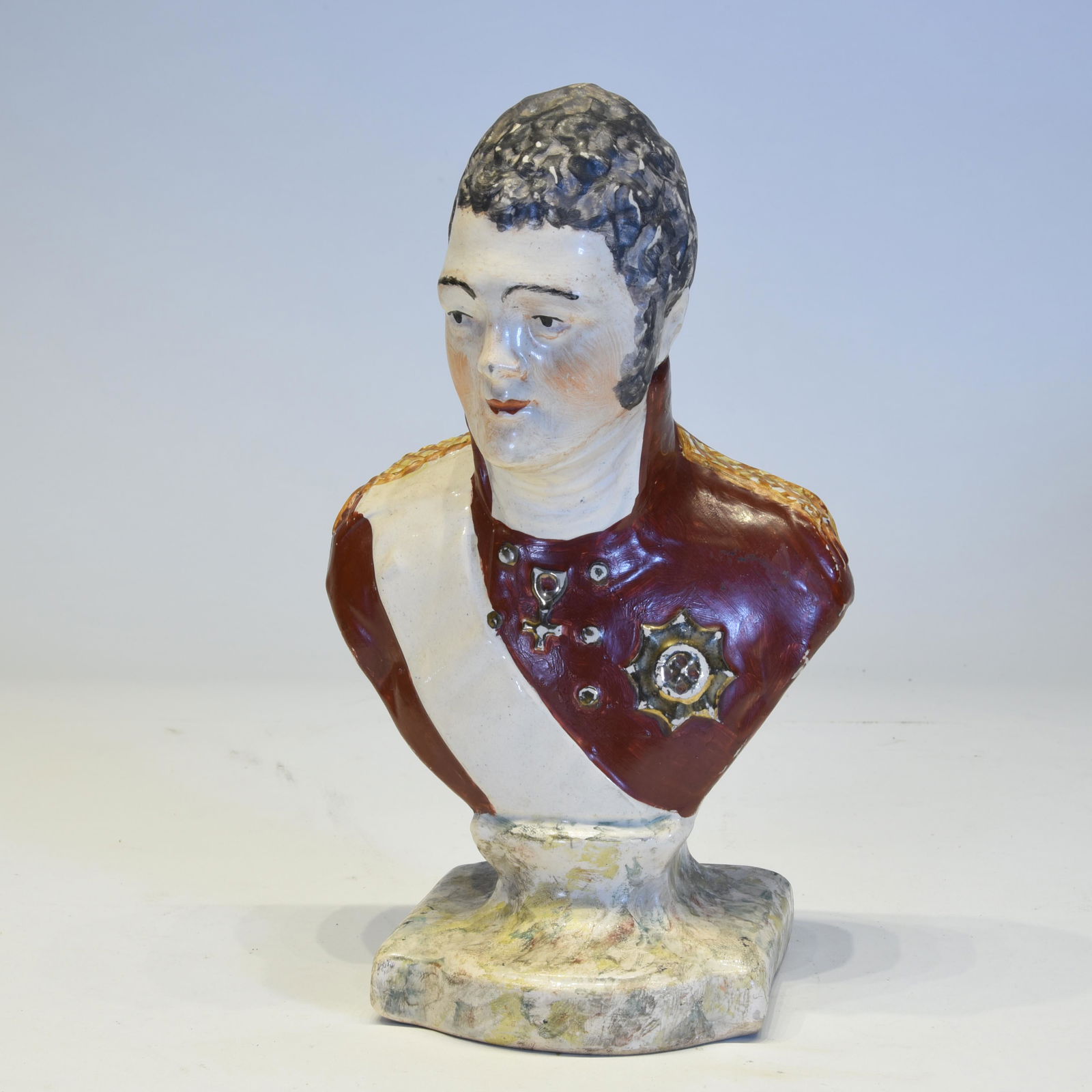 Staffordshire Porcelain Figure of Czar Alexander I (1 of 4)