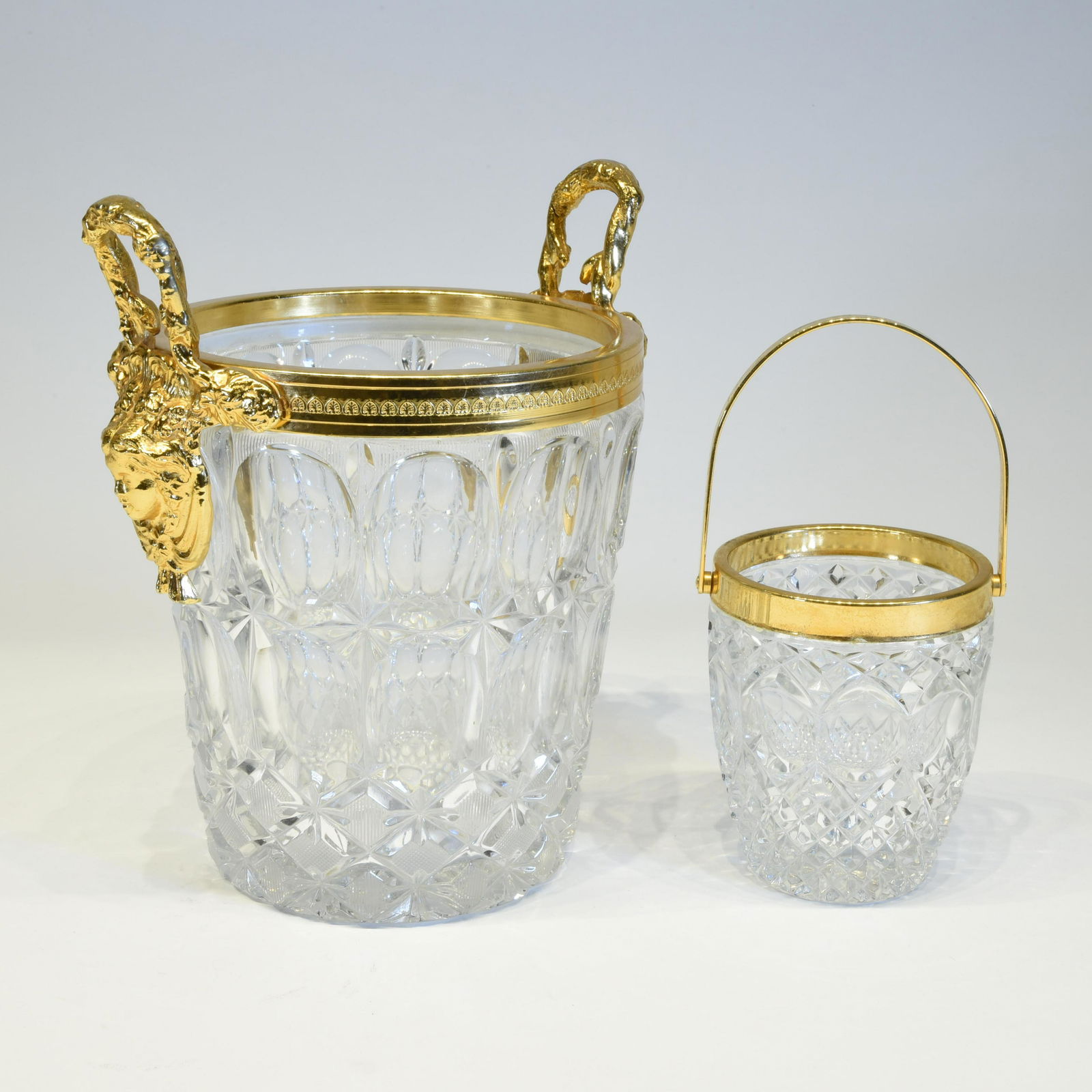 Crystal & Gilt Metal Mounted Ice Buckets (1 of 4)
