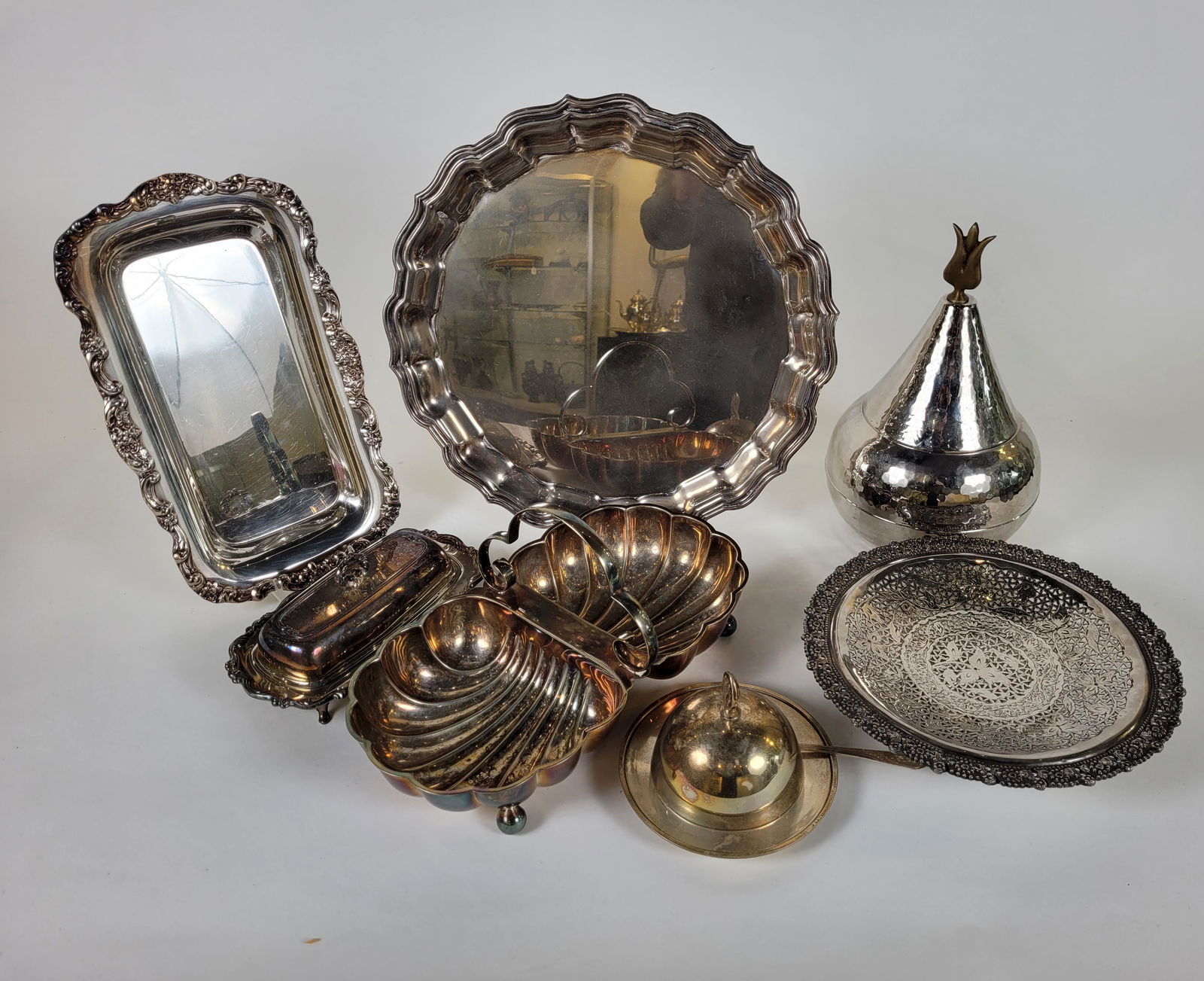 Mix Lot of Silver Plate Tableware (1 of 5)