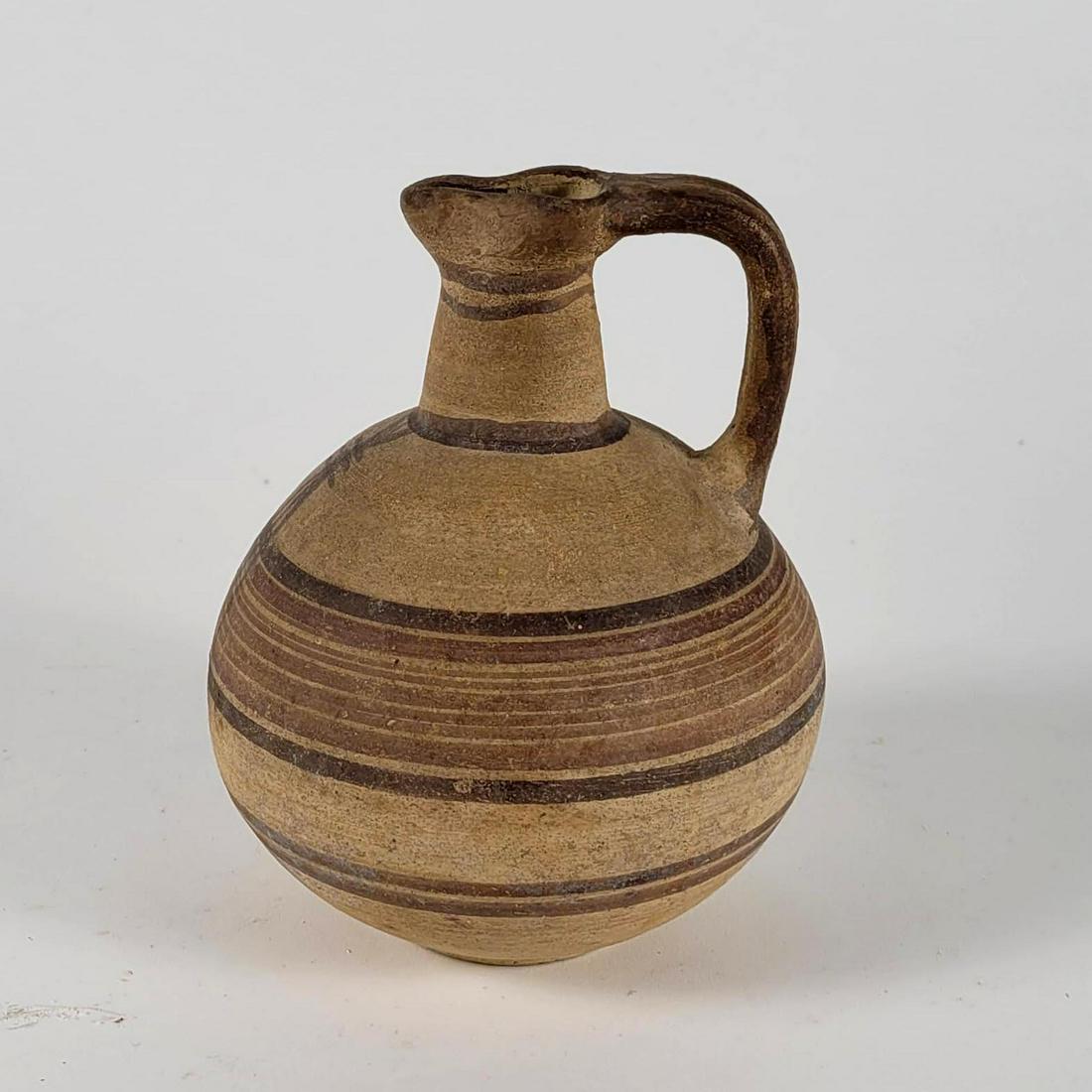 A Cypriot Pottery Jar with Handle (1 of 2)
