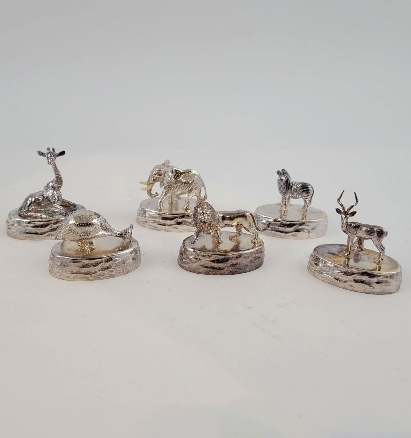 Six Patrick Mavros Sterling Silver Animals (1 of 3)