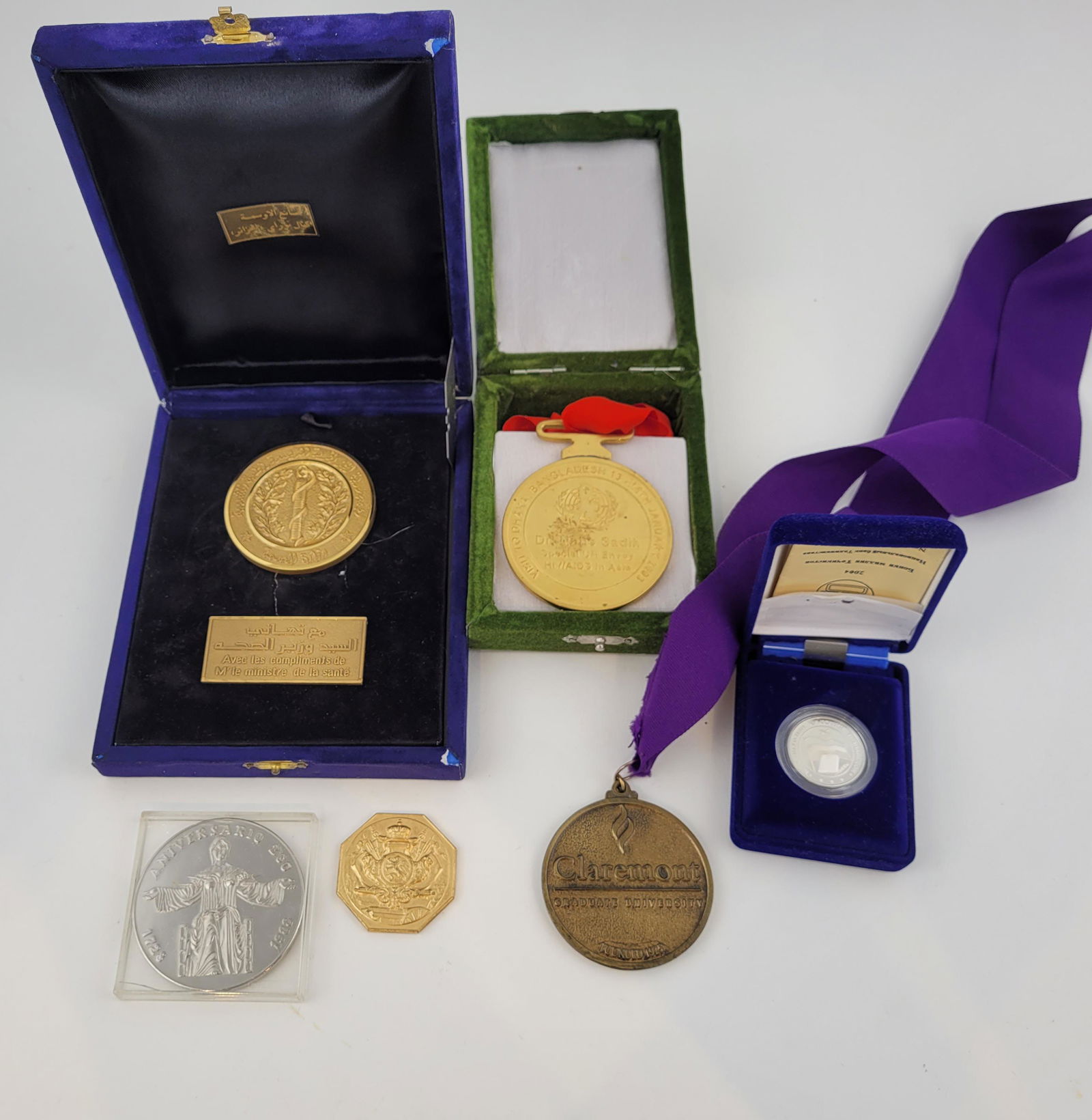 Six Assorted Medal and Medallions (1 of 6)