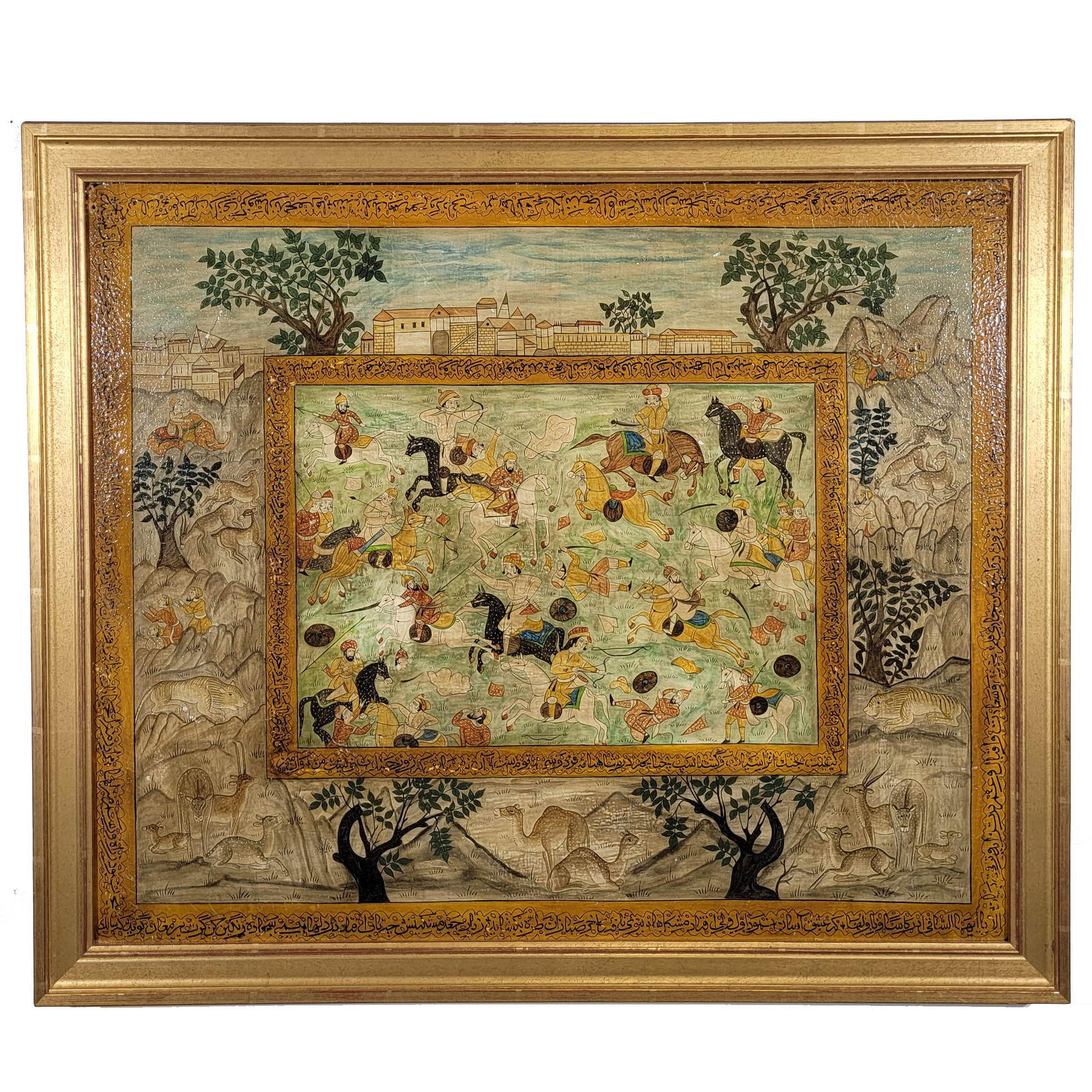 Persian Lacquer Painting on Paper Mache (1 of 3)