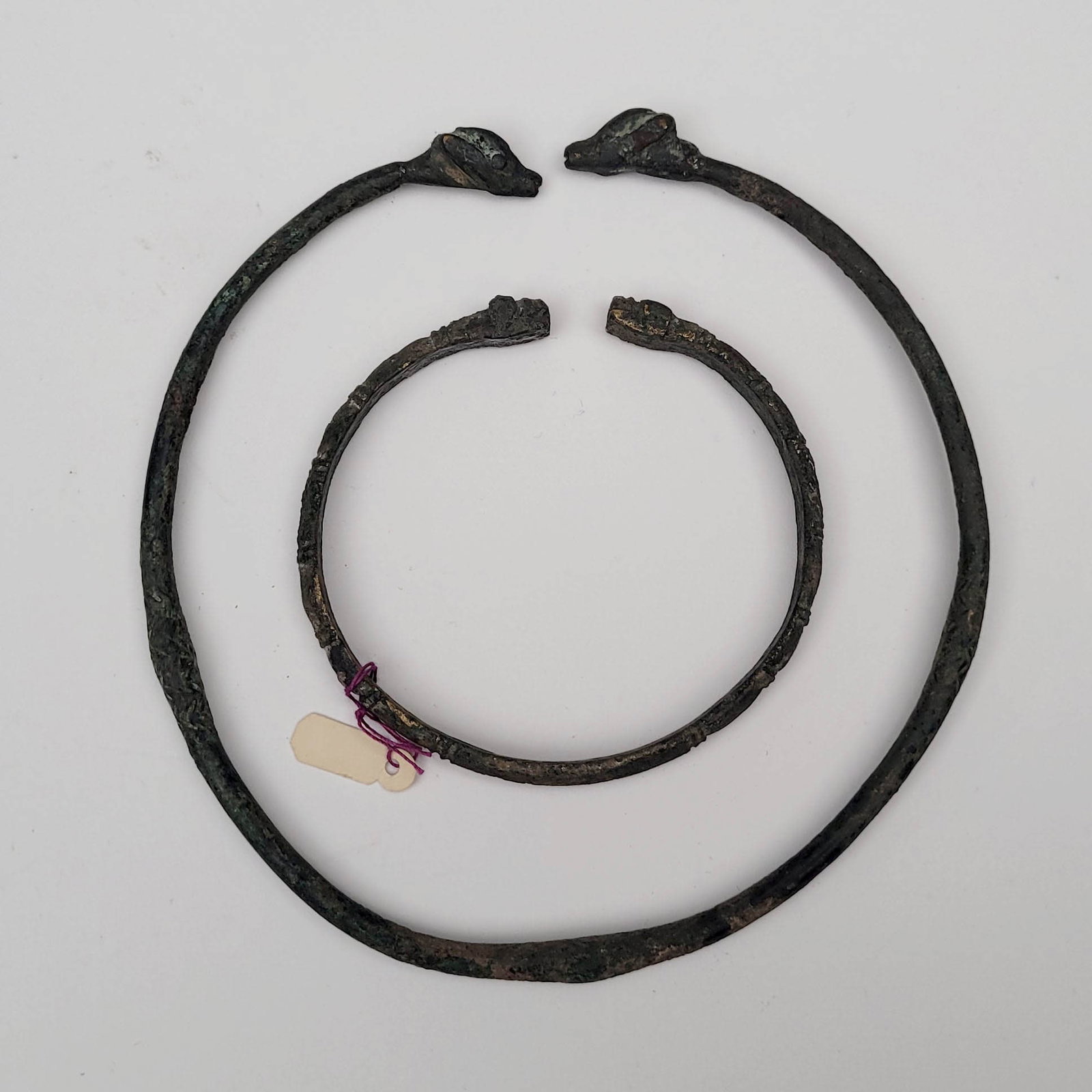 Two Early Persian Bronze, One Armlet and One Bracelet (1 of 2)