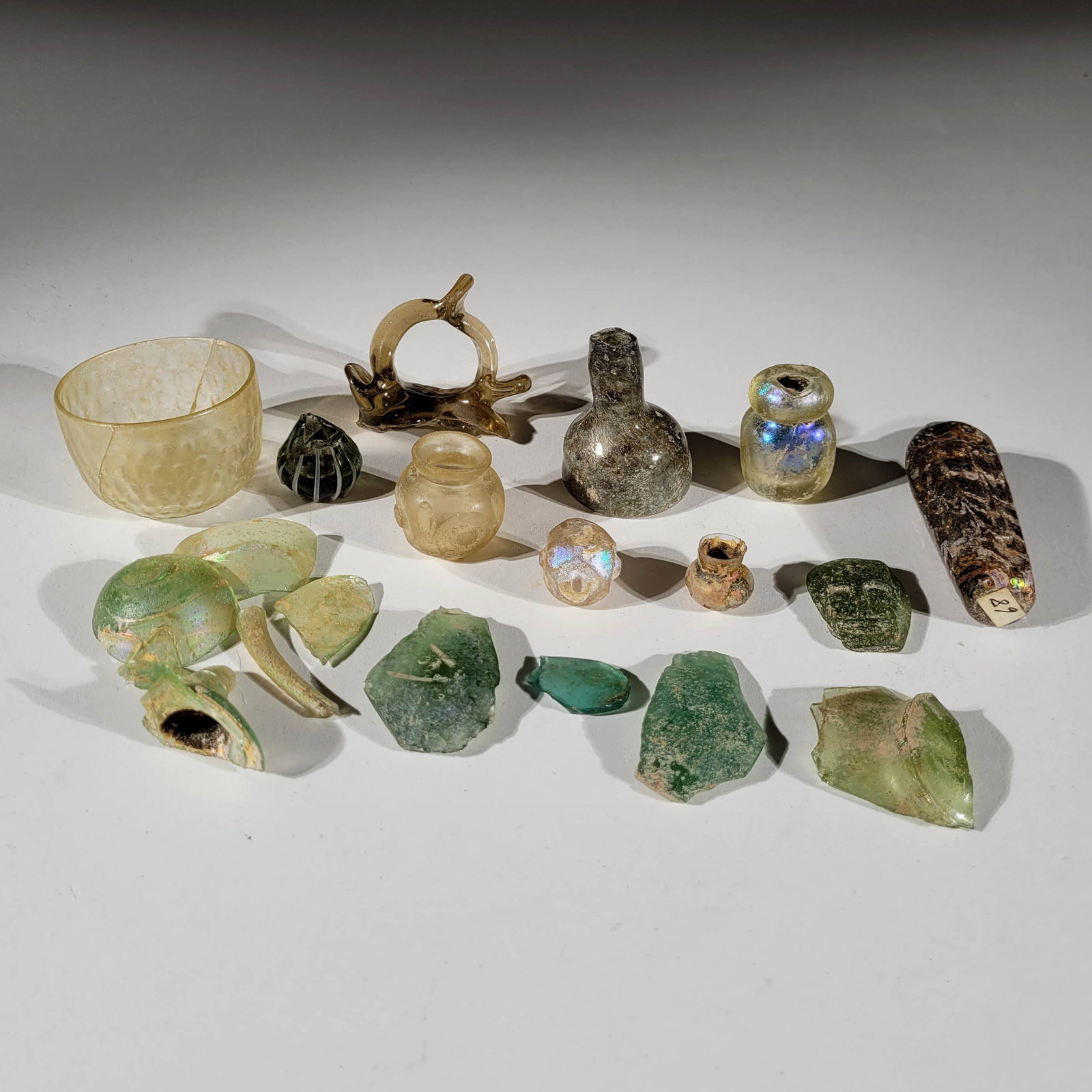 Islamic Decorated Glass Fragments (1 of 4)