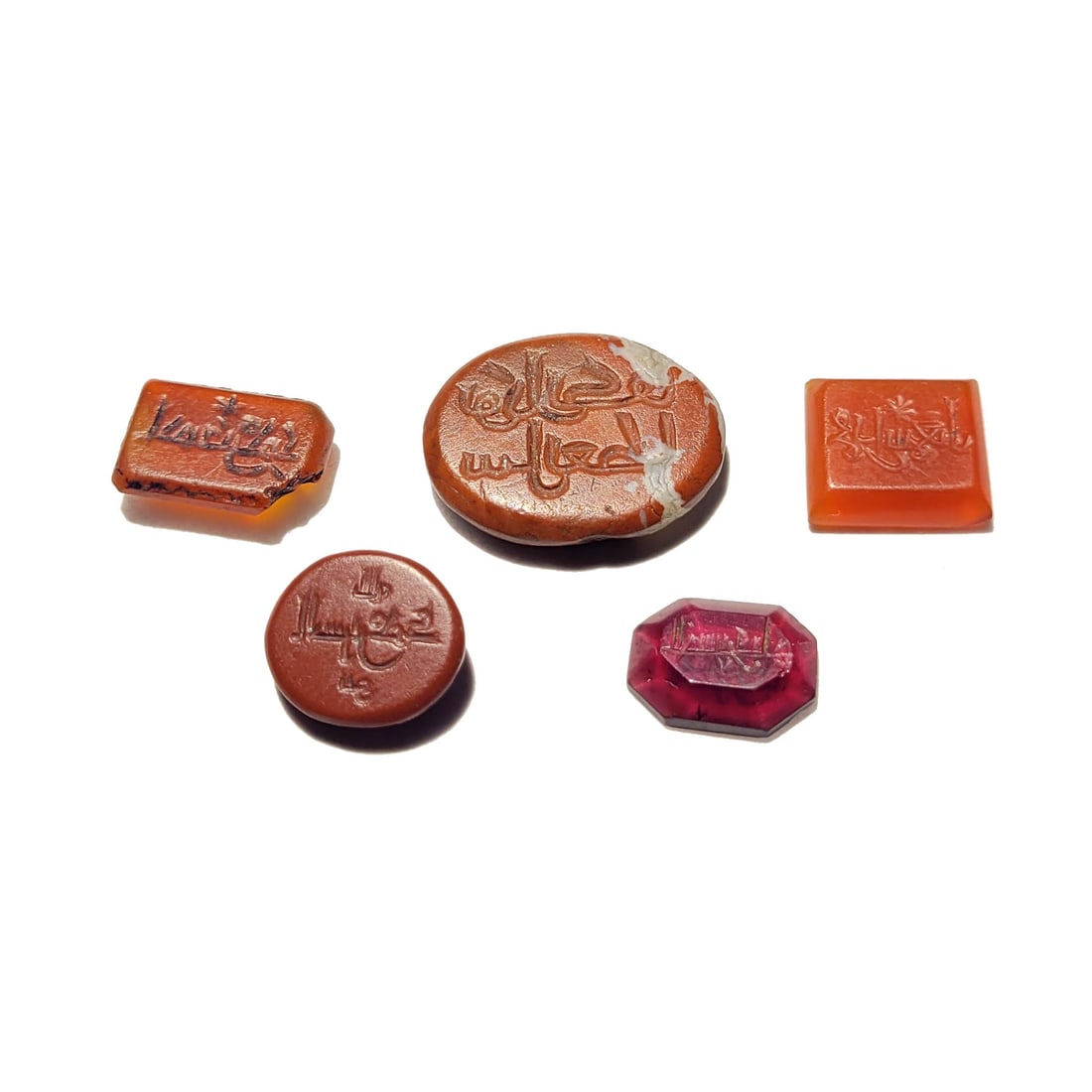 Group of Islamic Stone Intaglio Seals (1 of 3)