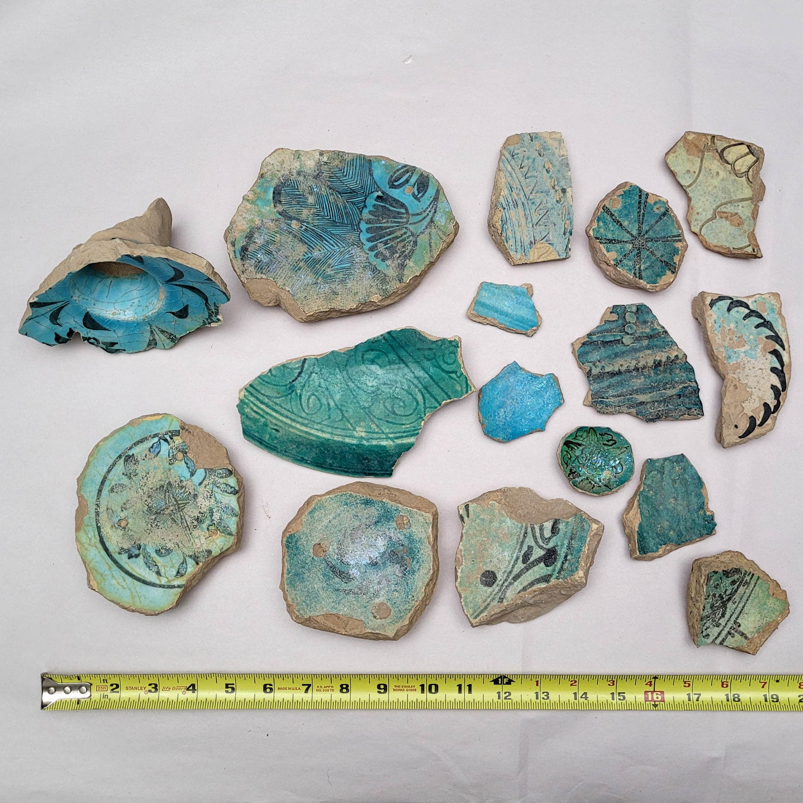 Group of Early Islamic Pottery Fragments (1 of 2)