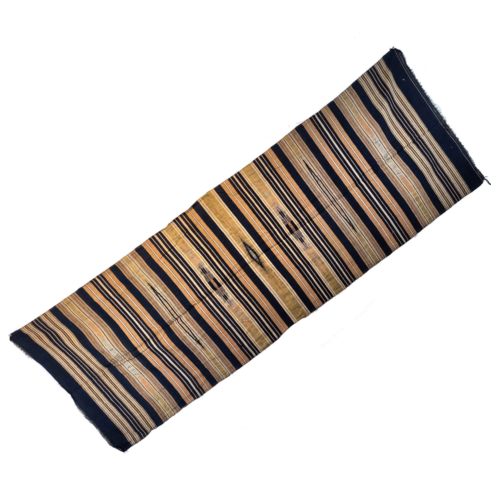 Syrian Silk and Metal Thread Woven Pattern Textile (1 of 3)