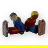 Pair of Dutch Figural Bookends