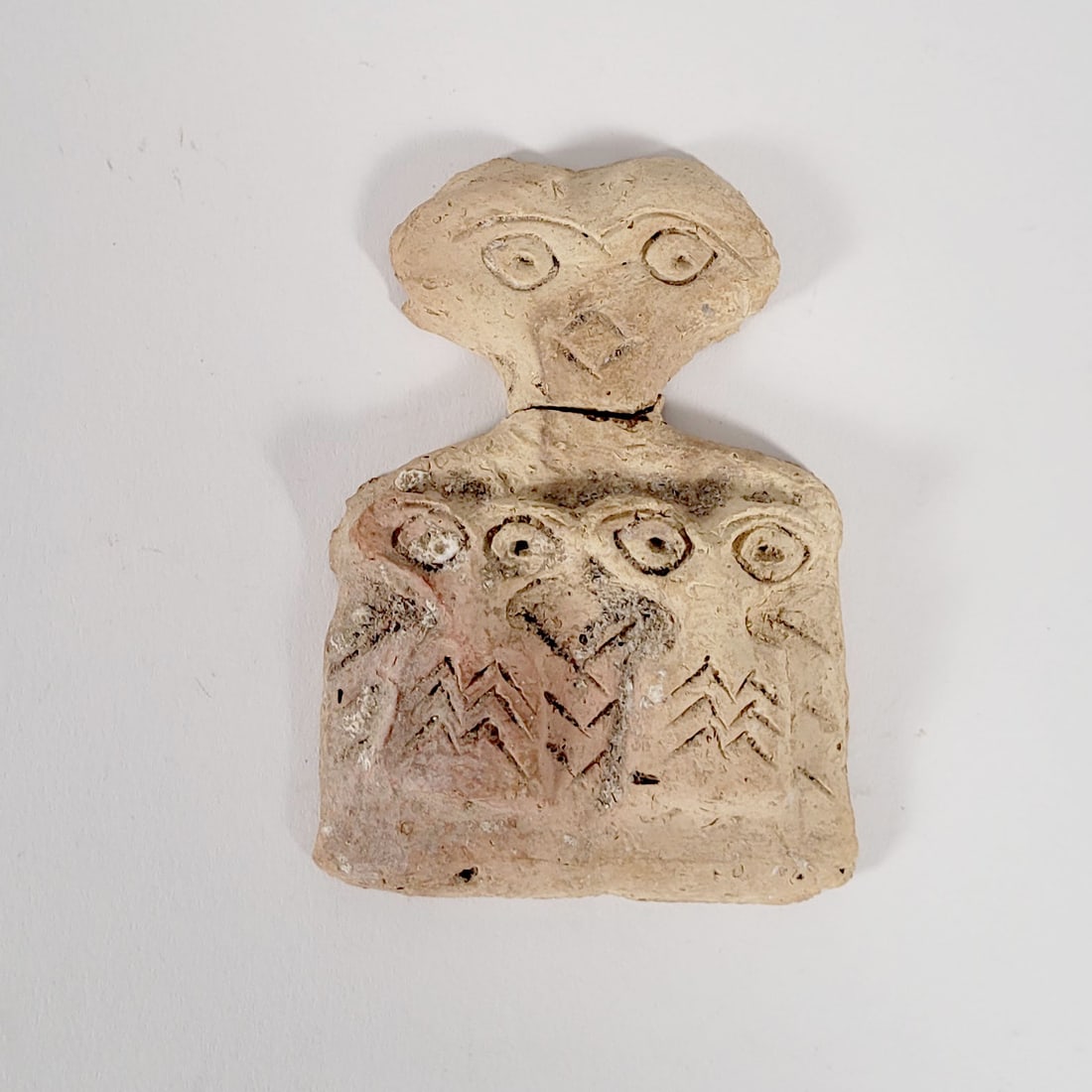 Mesopotamian Clay Eye Idol Figure (1 of 3)