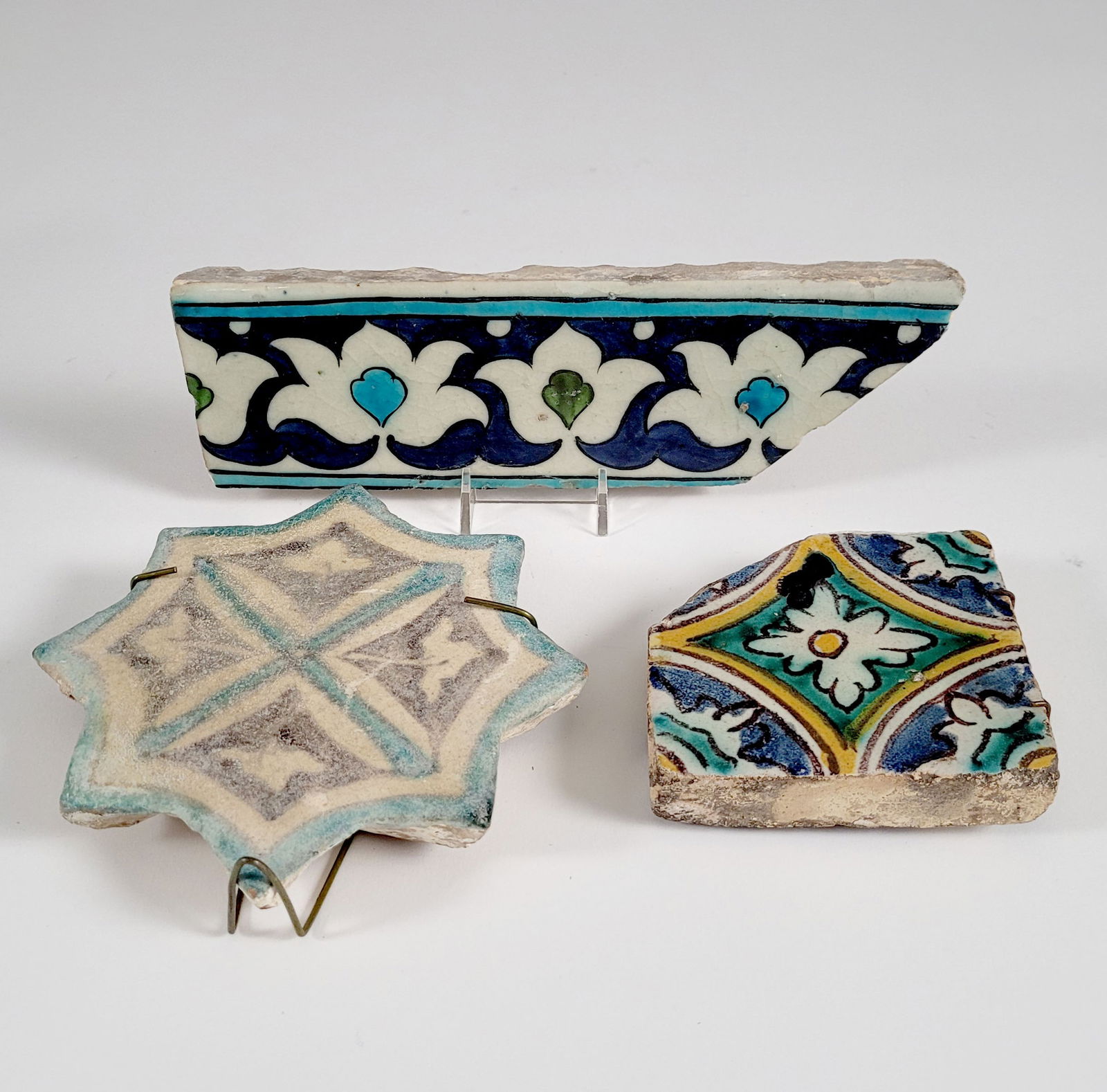 Mixed Lot of Islamic Ceramic Tiles (1 of 1)