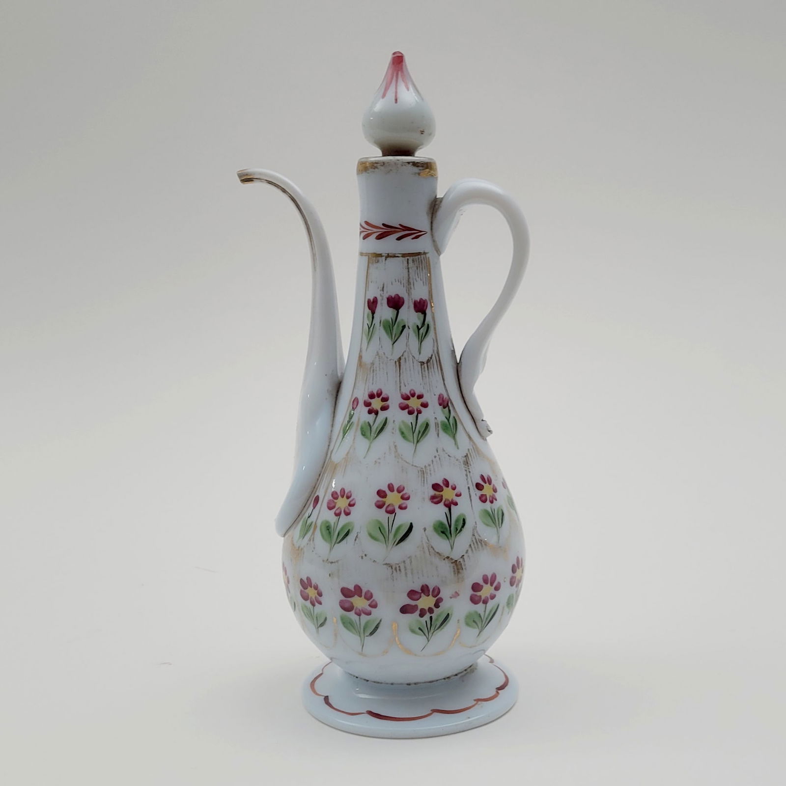 White Turkish Opaline Glass Ewer (1 of 3)