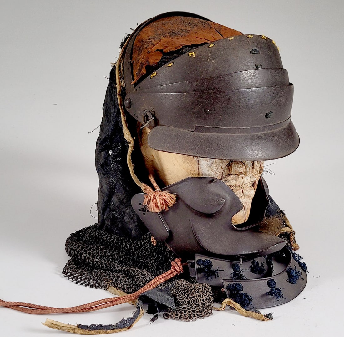 Japanese Metal Samurai Helmet (1 of 4)