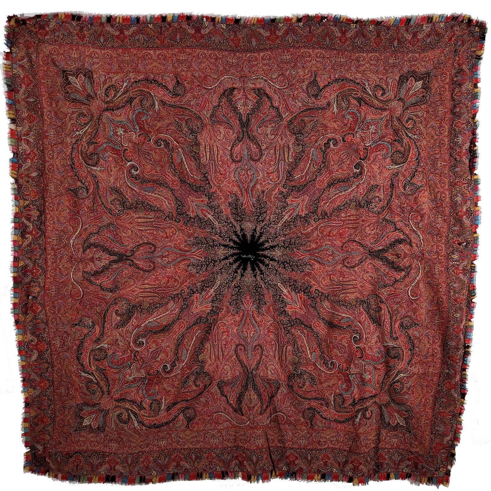 Square Kashmiri Wool Shawl (1 of 4)