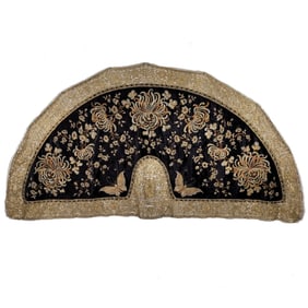 Continental Chinoiserie Velvet Panel