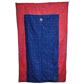 Qajar Persian Silk Panel