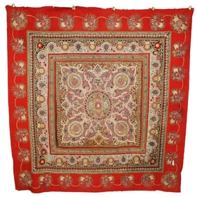Persian Rashti-Duzi with All Over Design
