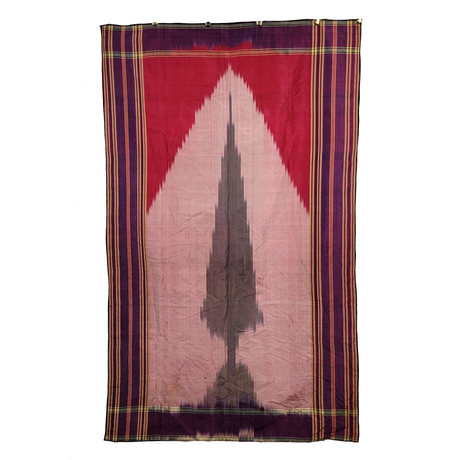 Aleppo Syrian Ikat with Tree of Life Motif (1 of 5)