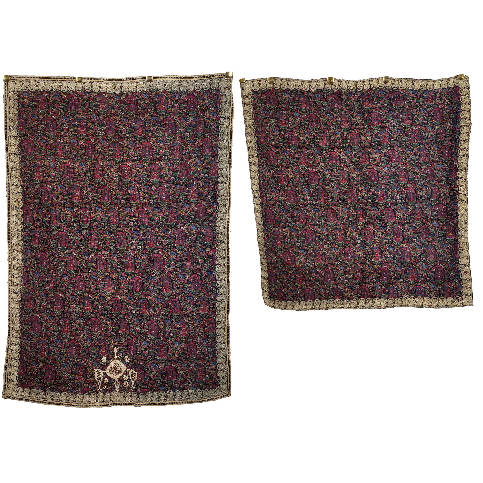 Signed Pair of Kerman Termeh Panels (1 of 7)