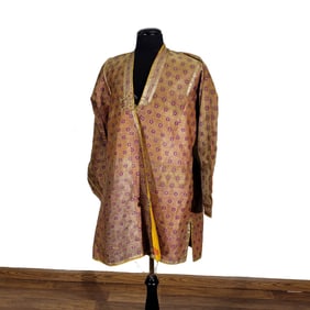 Qajar Persian Silk Brocade Coat