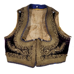 Ottoman Velvet Yelek/Women's Vest