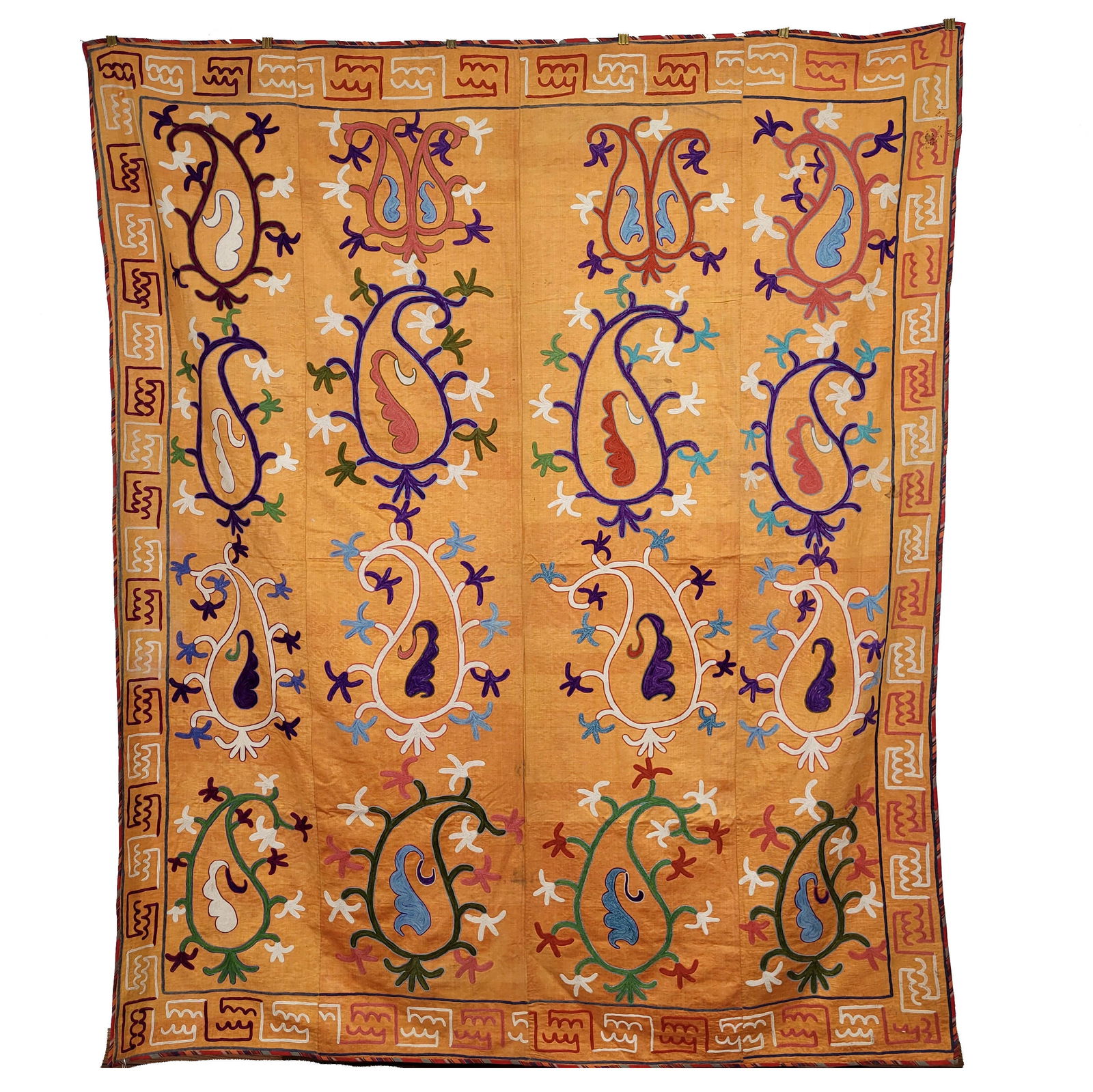 Central Asian Suzani with Boteh Designs (1 of 4)