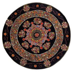 Iranian/Persian Felt Rashti-duzi Throw