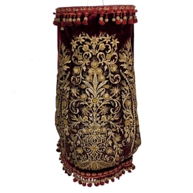 Ottoman Turkish Velvet Torah Cover/Mantel