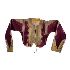 Ottoman Turkish Velvet Child's Jacket