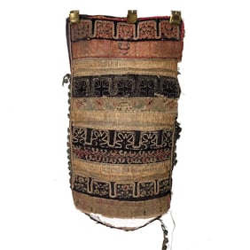 Greek/Turkish Miniature Rug with Horizontal Bands