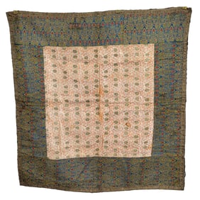 Indo-Persian Silk Panel