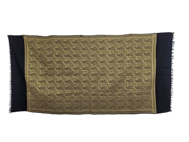 Persian Cotton and Metal Threaded Shawl