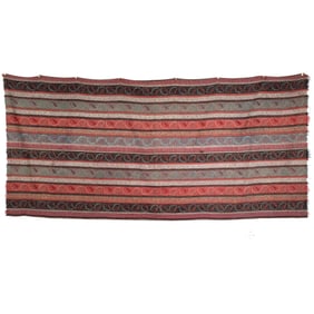 Kashmiri Rectangular Shawl with Paisley Designs